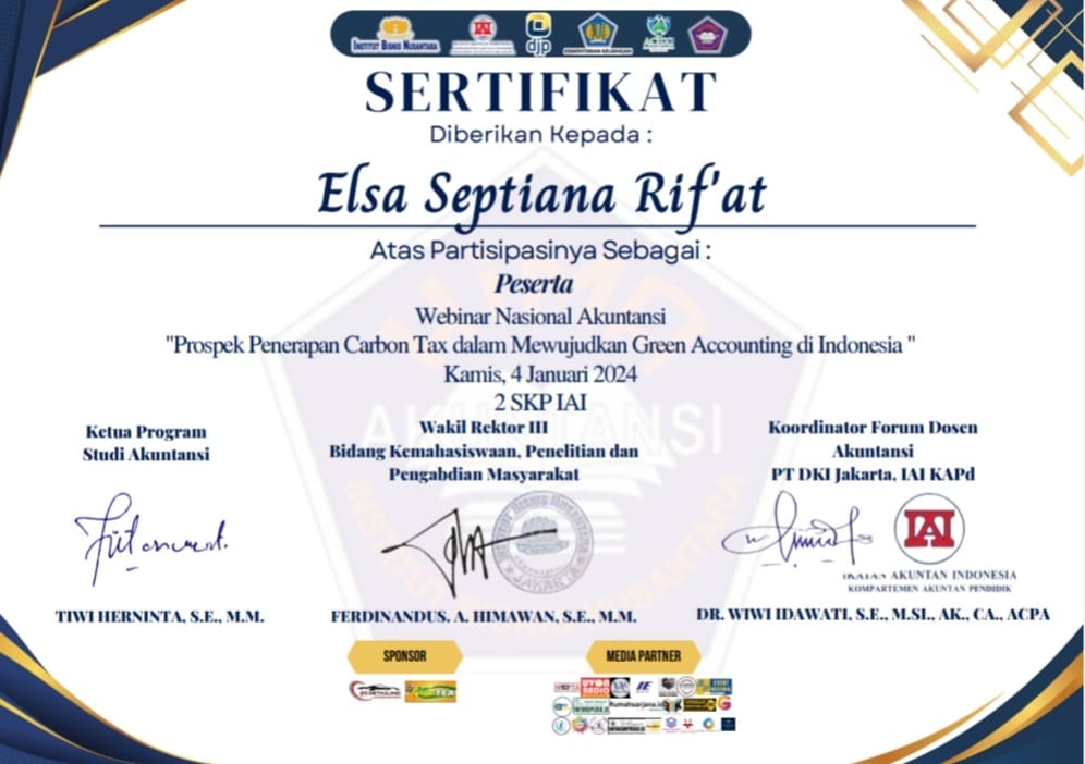 Cv Elsa CV Elsa Septiana